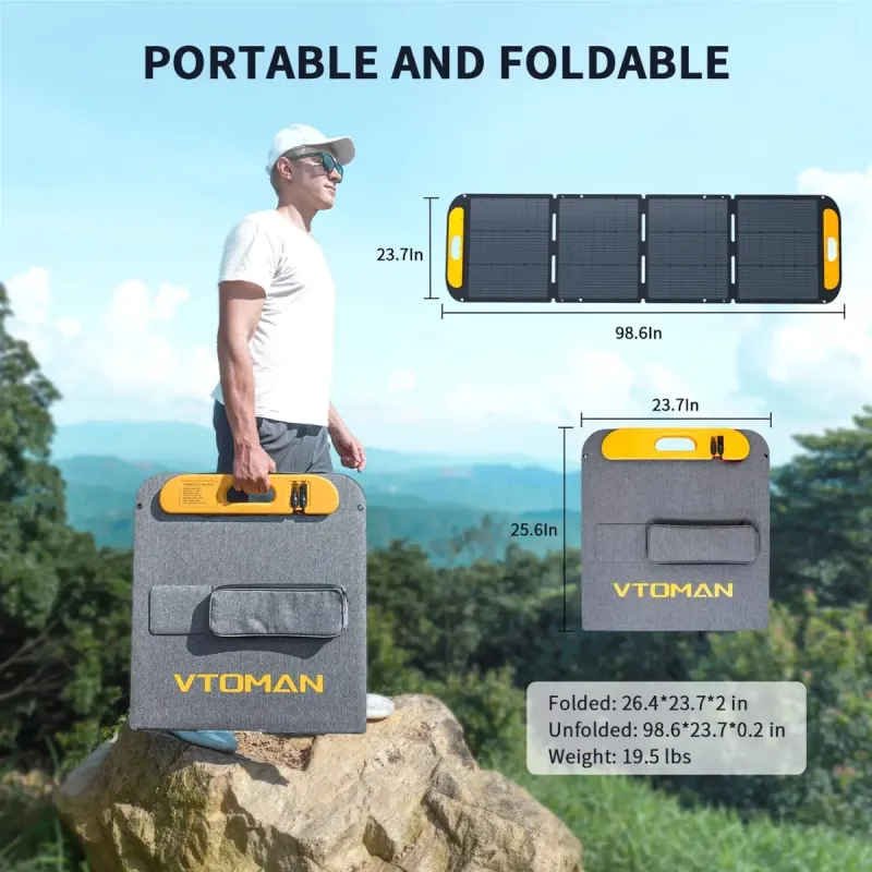 Солнечная панель Vtoman VS200 Pro