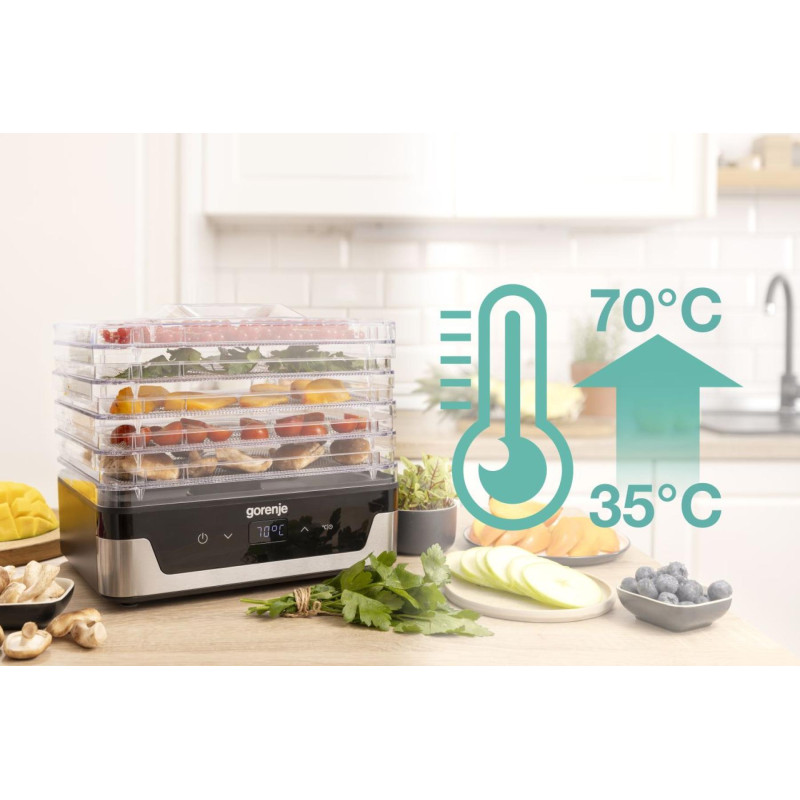 Сушарка для овочів і фруктів Gorenje FDK400DE