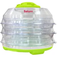 Сушарка для овочів і фруктів Saturn ST-FP0112 салатово-прозрачная