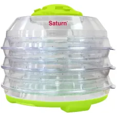 Сушарка для овочів і фруктів Saturn ST-FP0112 салатово-прозрачная