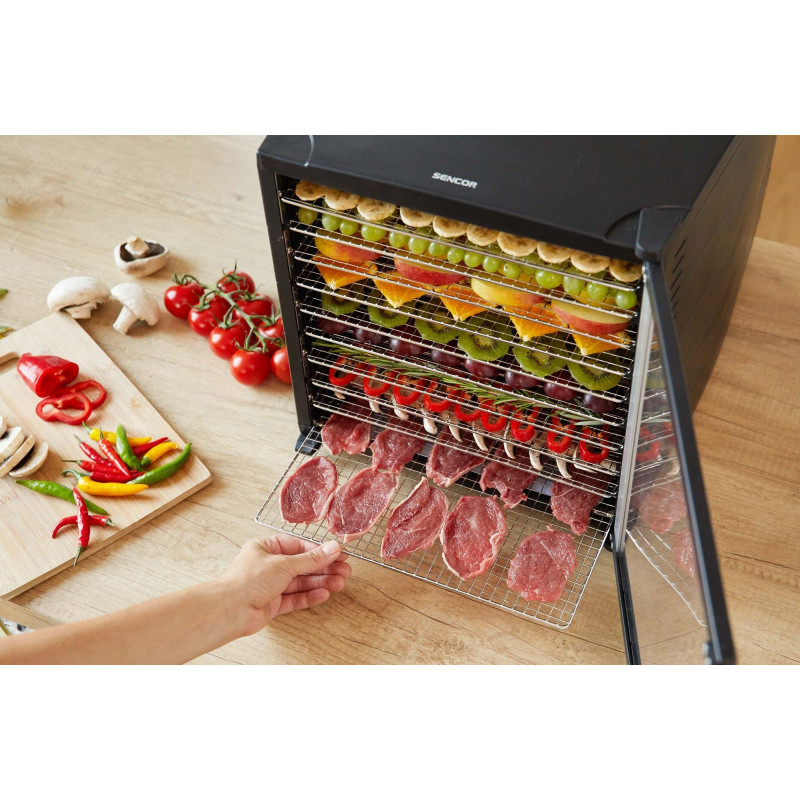 Сушарка для овочів і фруктів Sencor SFD 7000BK