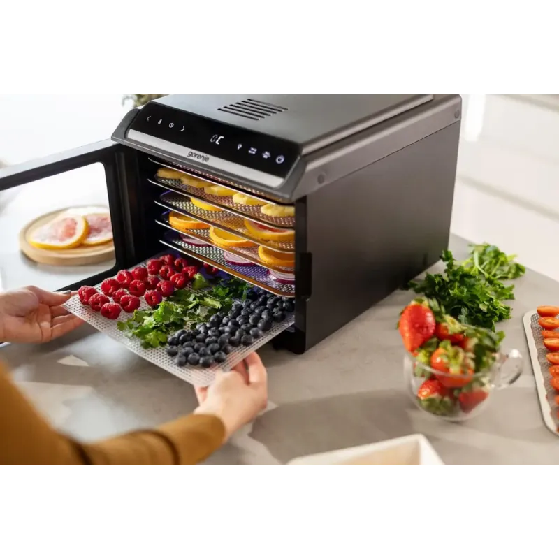 Сушарка для овочів і фруктів Gorenje FDK600DB