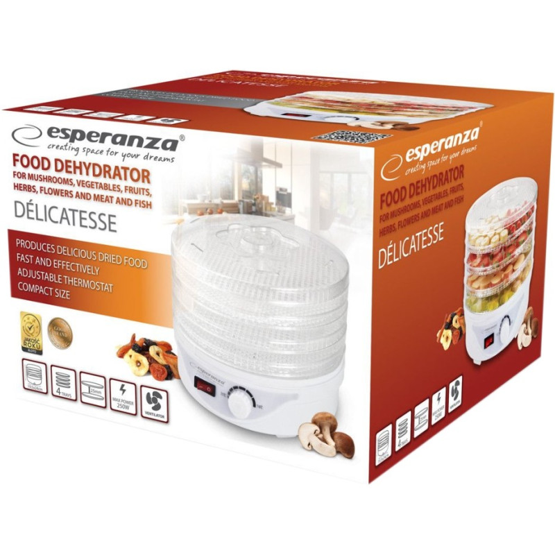 Сушарка для овочів і фруктів ESPERANZA EKD003
