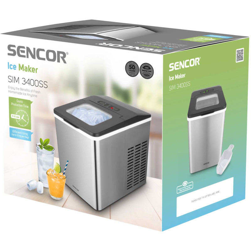 Льдогенератор Sencor SIM3400SS