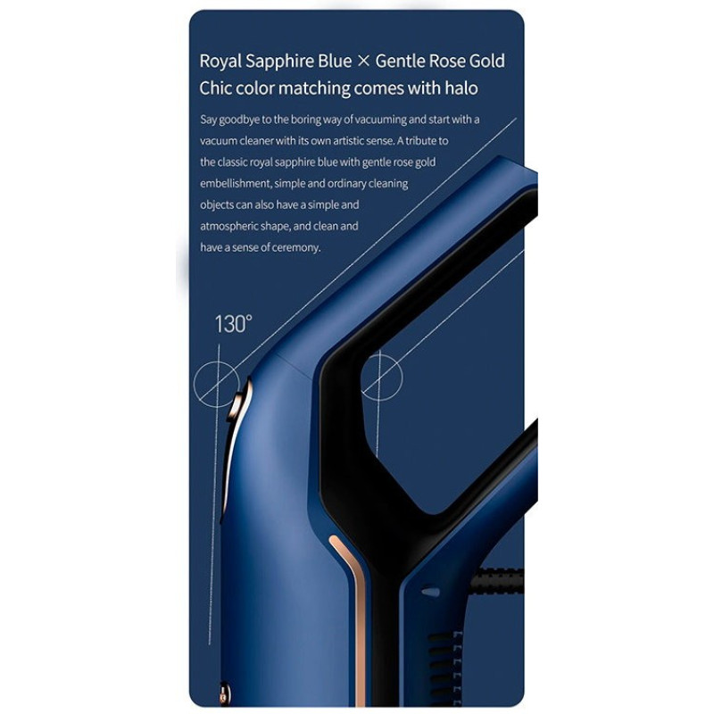 Пилосос Deerma Corded Stick Vacuum Cleaner Blue (DX1000W)