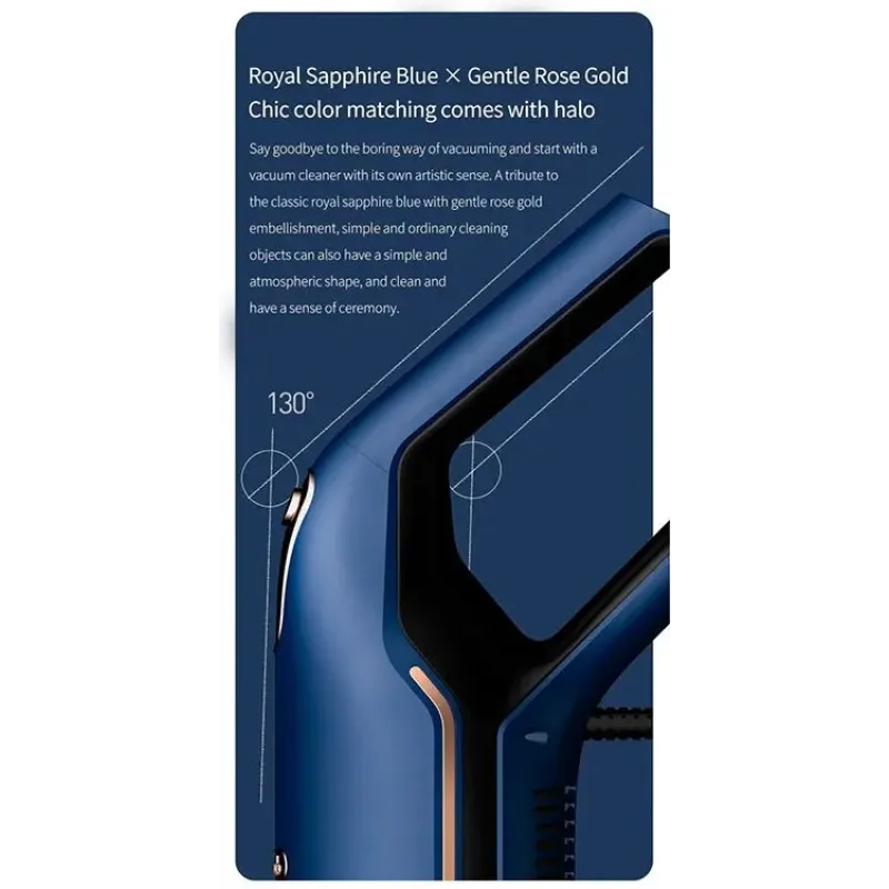 Пилосос Deerma Corded Stick Vacuum Cleaner Blue (DX1000W)