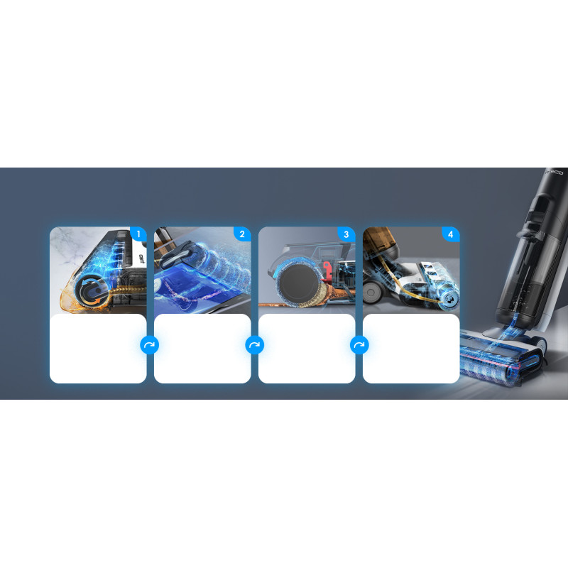 Пылесос Tineco Floor One S6 Flashdry Pet (FW360100DE)