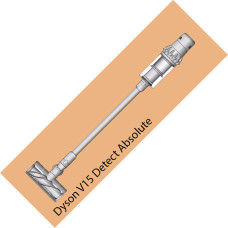 Пылесос Dyson V15 Detect Absolute 2023 Gold/Gold (447000-01)