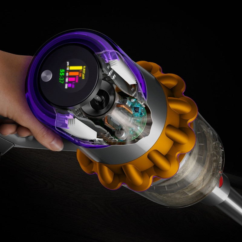 Пылесос Dyson V15 Detect Absolute 2023 Yellow/Nickel (446986-01)