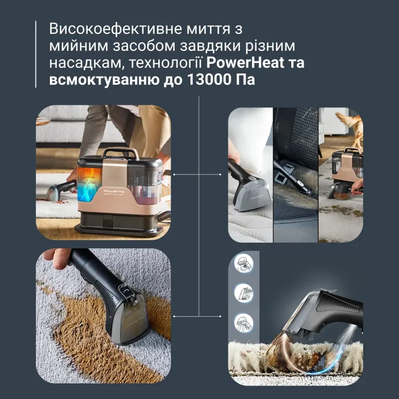Пылесос Rowenta Clean It Hot & Cold IN7021F0