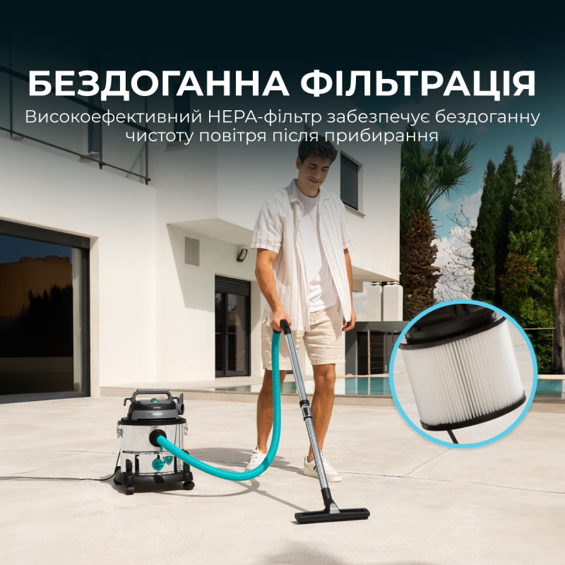 Пылесос Cecotec Conga Rockstar Wet & Dry Steel Max (CCTC-08114)