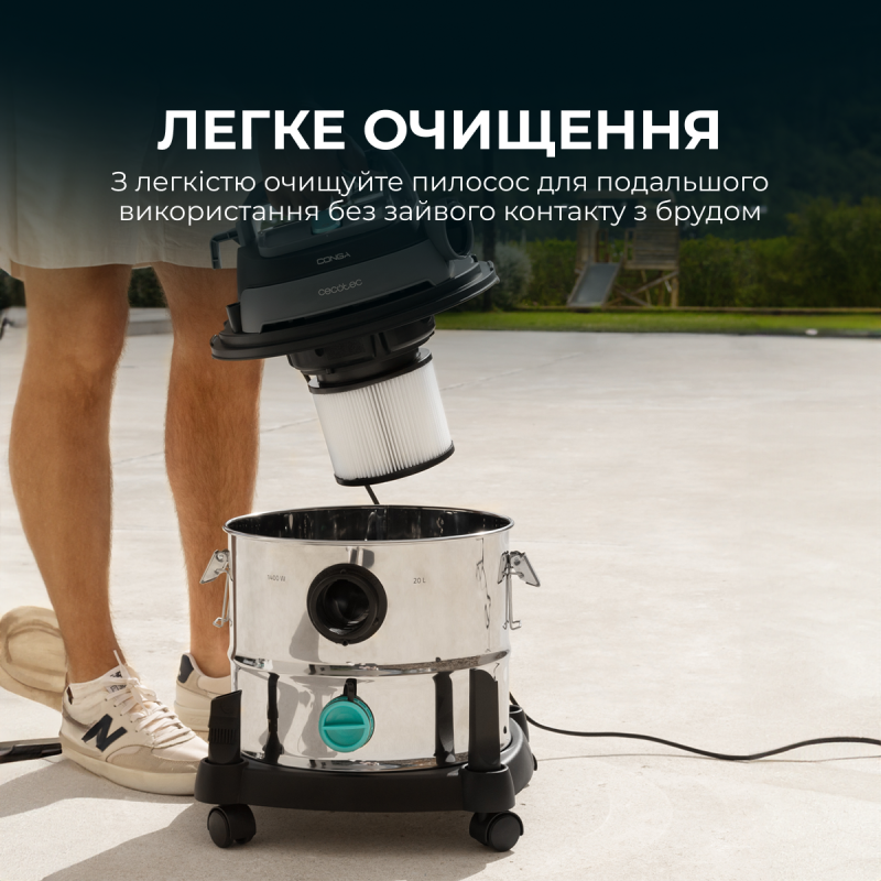 Пылесос Cecotec Conga Rockstar Wet & Dry Steel Max (CCTC-08114)