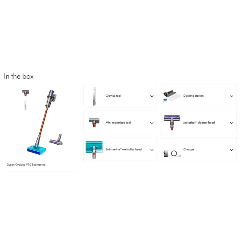 Пылесос Dyson Cyclone V10 Submarine (594446-01)