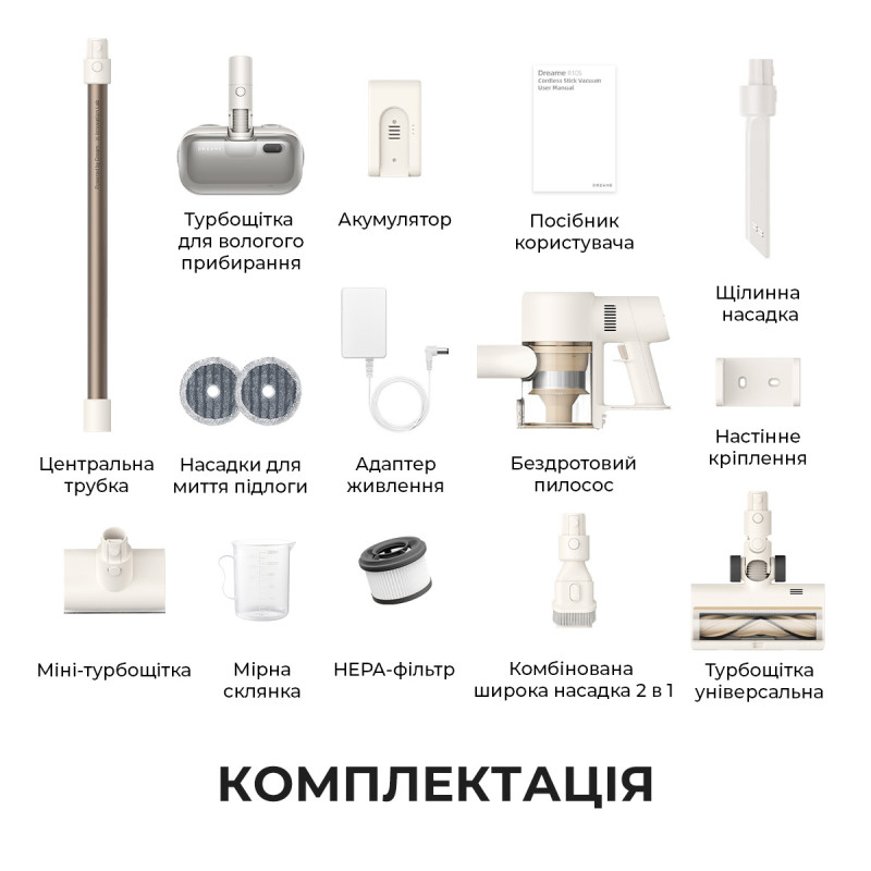 Пилосос Dreame R10s Aqua (VZV25A)