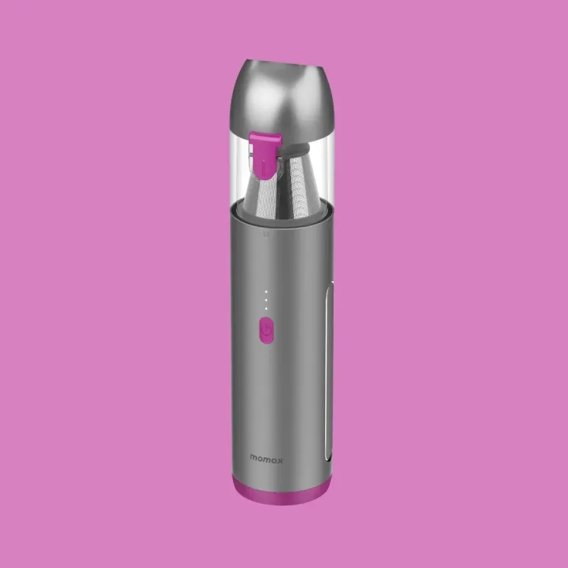 Пилосос Momax Micro Cleanse RO3E Rose/Grey