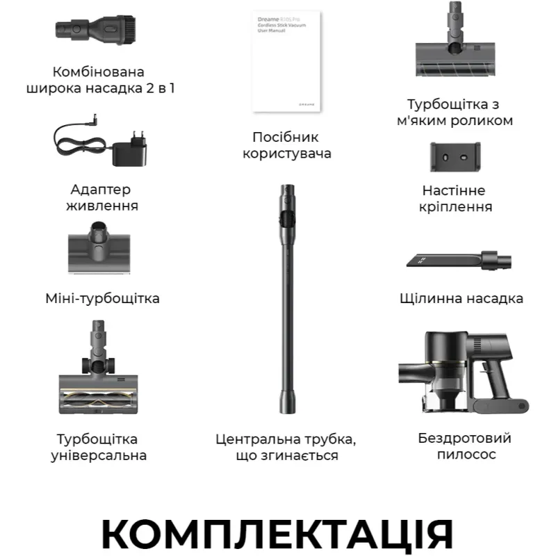 Пылесос Dreame R10s Pro EN (VZV23B)