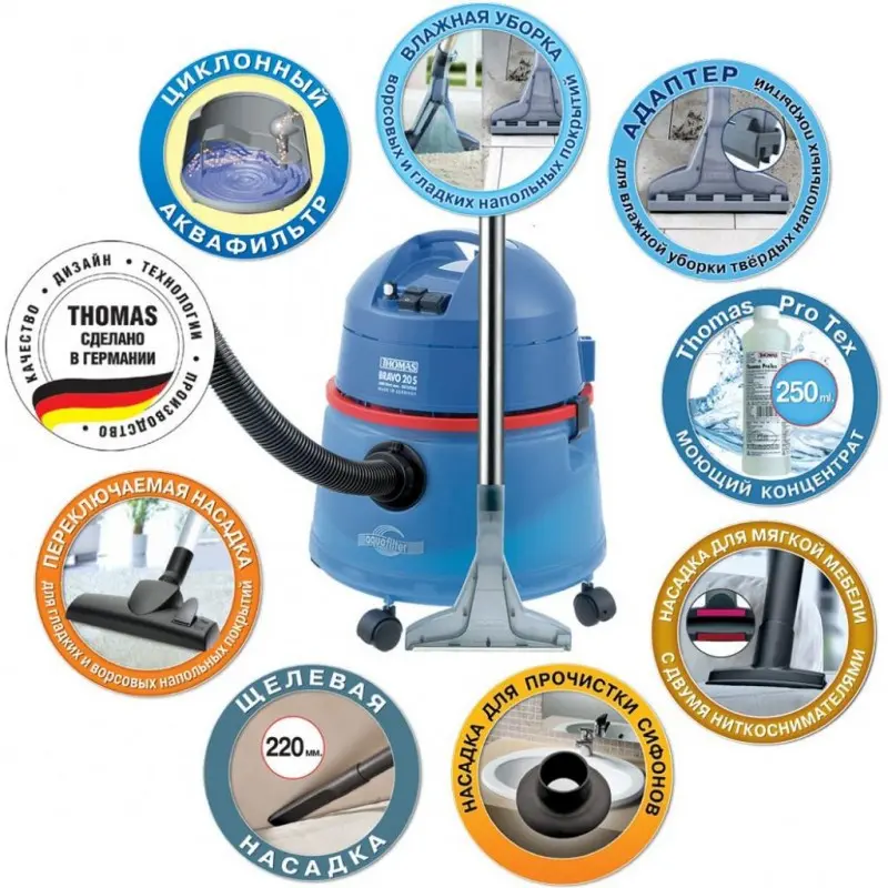 Пылесос Thomas BRAVO 20 S Aquafilter (788076)
