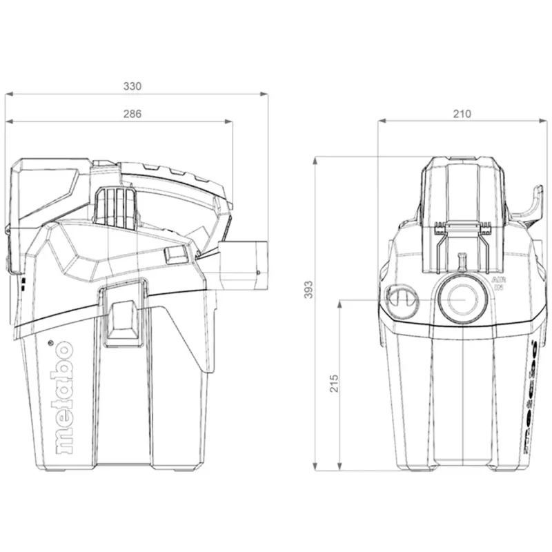 Пылесос Metabo AS 18 HEPA PC Compact (602029850)