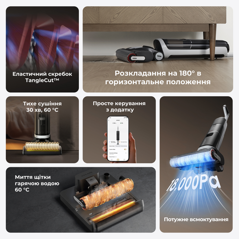 Пылесос Dreame Wet&Dry Vacuum Cleaner H14 AE (HHR30E)