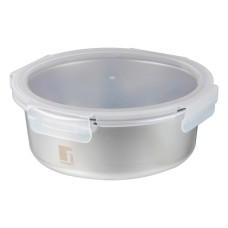 Контейнер Bergner Go Lovers, 1,5 л, круглий (BG-36316-GY)