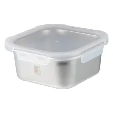 Контейнер Bergner Go Lovers, 1,5 л, квадратний (BG-36314-GY)