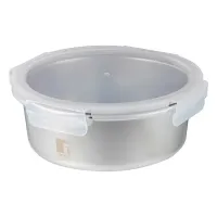 Контейнер Bergner Go Lovers, 690 мл, круглий (BG-36315-GY)