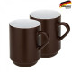 KELA Чашка Mattia, коричневий, 300 мл, 2 шт (12758)