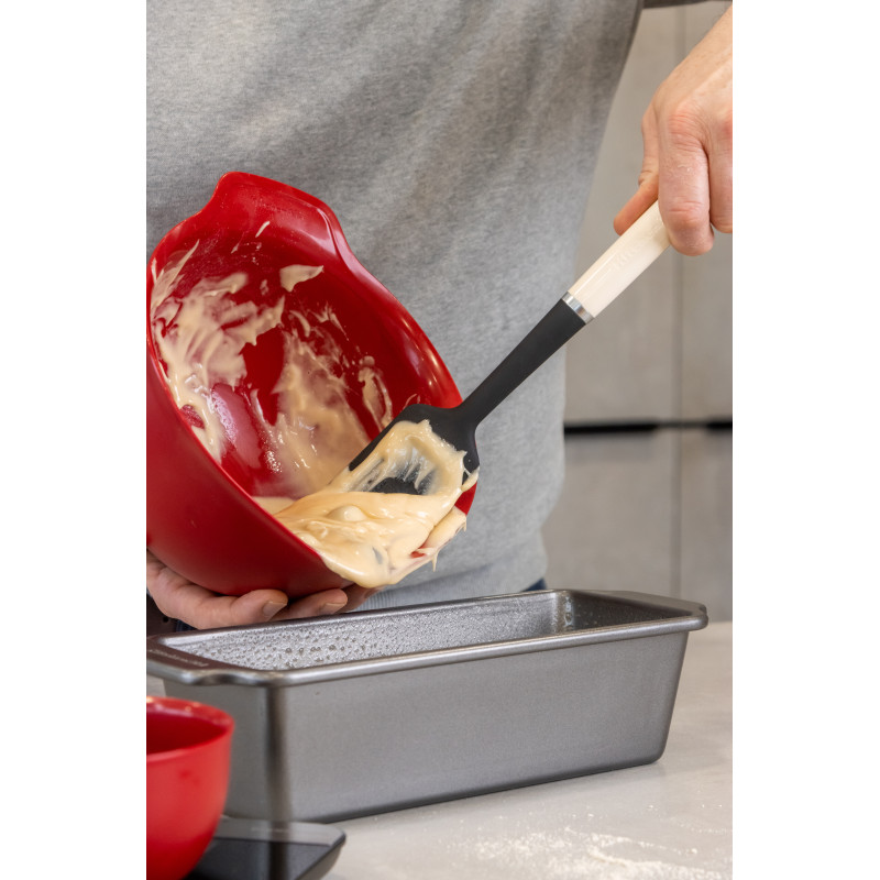 Лопатка для тесту KitchenAid Coreline, 30 см, кремовий (KAG031OHACE)