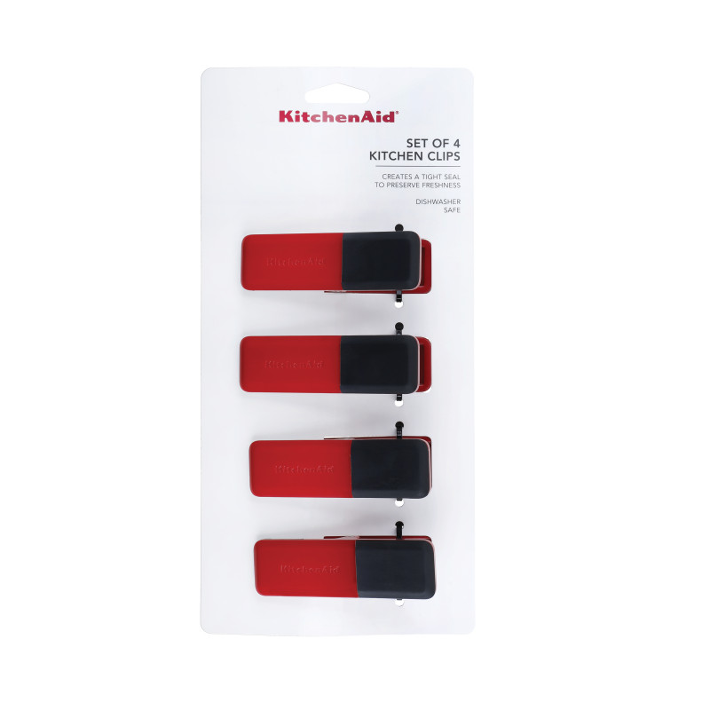 KitchenAid Набір кухонних кліпс Universal червоних 4 шт (KQG325OHERE)