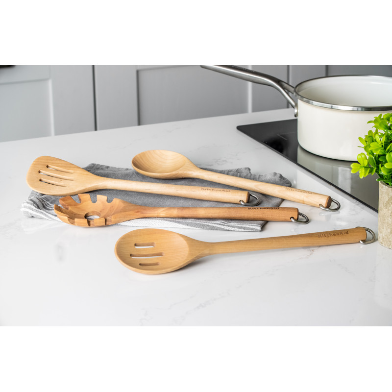 Набір кухонного приладдя KitchenAid Coreline, 4 предмета, береза (KQR752BXE)