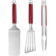 Набір для грилю KitchenAid Coreline, 3 предмета, червоний (KAG930OHERE)