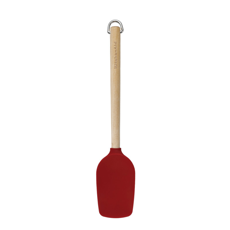 Набір лопаток для тіста KitchenAid Coreline, 2 шт, 23,5 см, береза, червоний (KQR750OHERE)