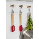 Набір лопаток для тіста KitchenAid Coreline, 2 шт, 23,5 см, береза, червоний (KQR750OHERE)