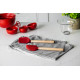 Набір лопаток для тіста KitchenAid Coreline, 2 шт, 23,5 см, береза, червоний (KQR750OHERE)