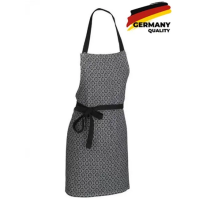 KELA Фартух Gianna. чорно-білий з візерунком. 80x67 см (12776)