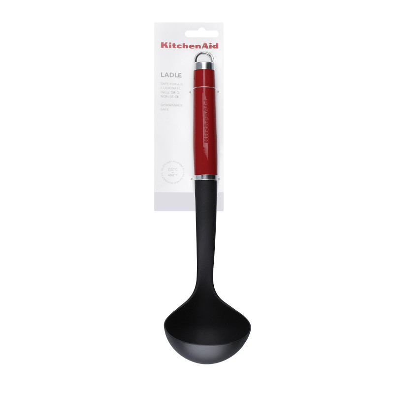 Ополоник KitchenAid Coreline, 32,8 см, червоний (KAG006OHERE)