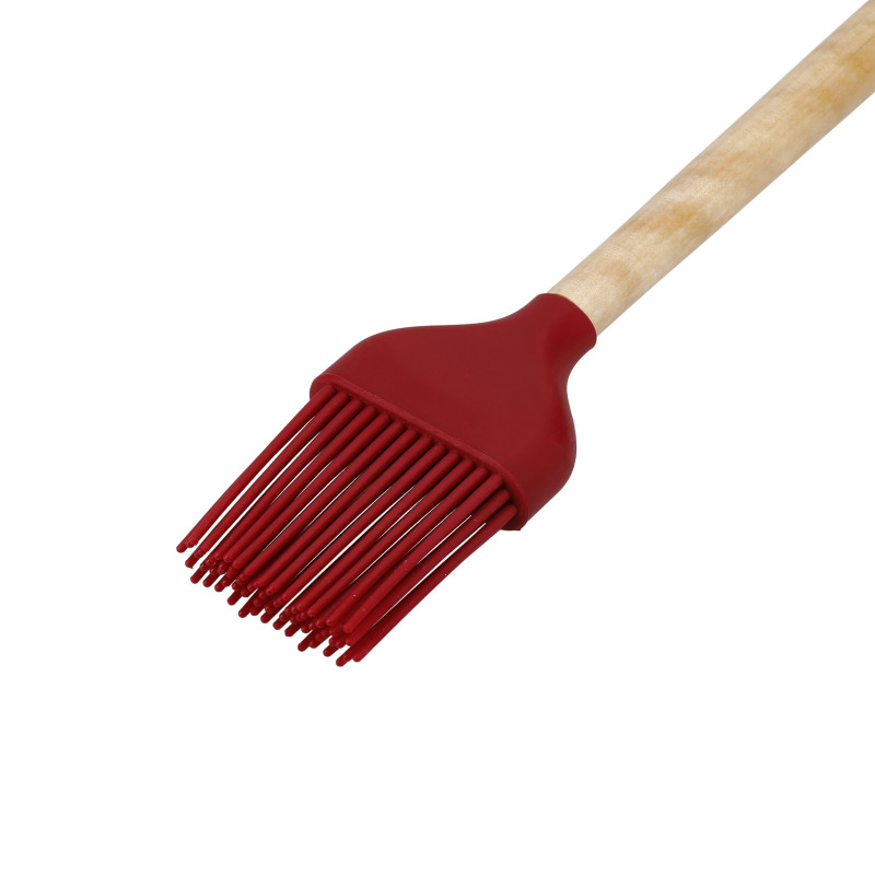 Пензлик кулінарний KitchenAid Coreline, 30,6 см, береза, червоний (KQR753OHERE)