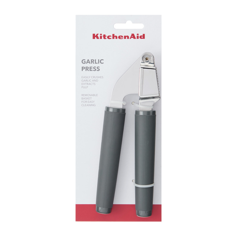 Пресс для чесноку KitchenAid Coreline, 19 см, сірий (KAS132OHCGG)