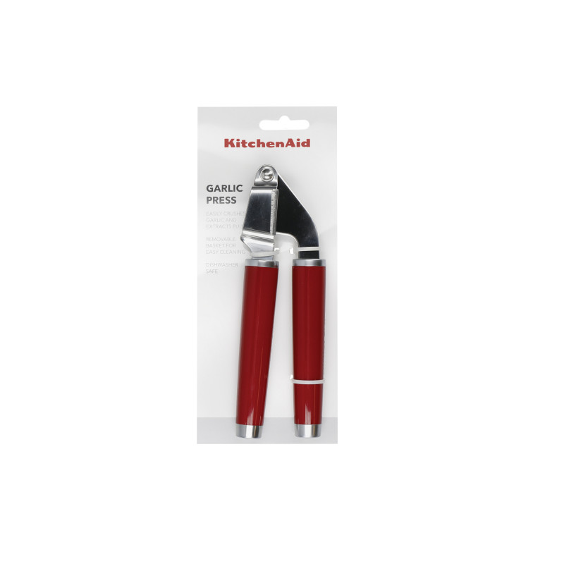 Прес для часнику KitchenAid Coreline, 19 см, червоний (KAG132OHERE)