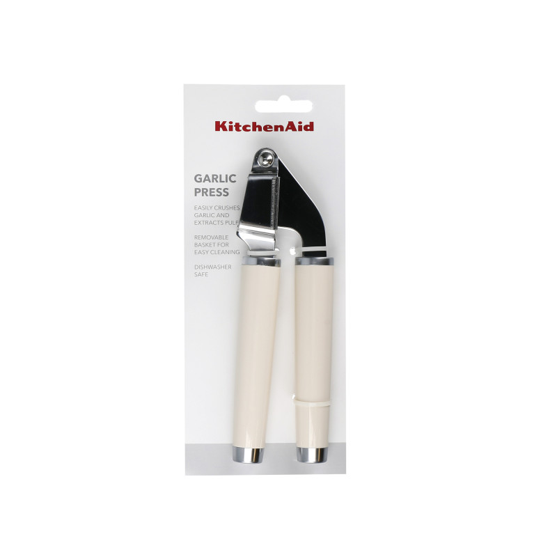 Пресс для чесноку KitchenAid Coreline, 19 см, кремовий (KAG132OHACE)