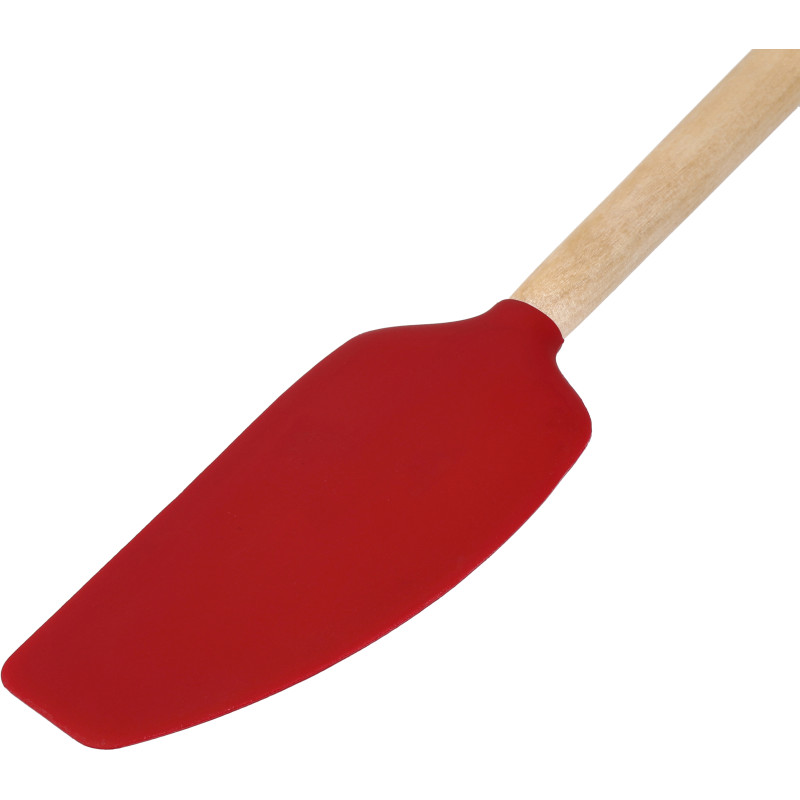 Лопатка для тесту KitchenAid Coreline, 35,3 см, береза, червоний (KQR732OHERE)