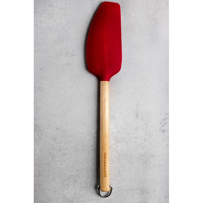 Лопатка для тесту KitchenAid Coreline, 35,3 см, береза, червоний (KQR732OHERE)