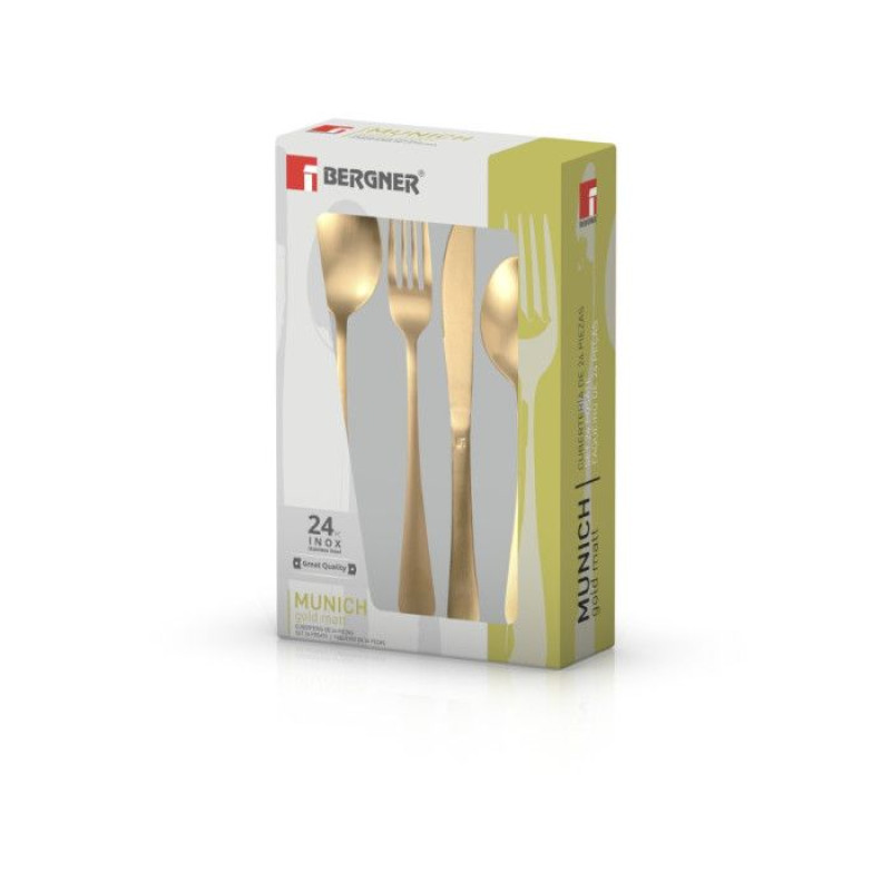Bergner Munich gold matt, 24 предмета (BG-5134-GD)