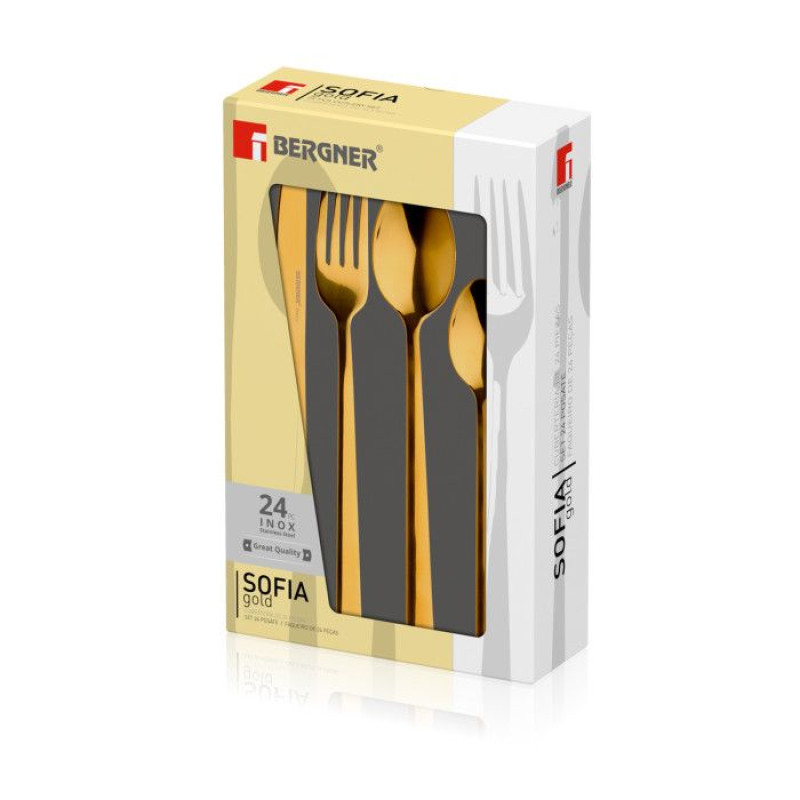 Bergner Sofia gold, 24 предмета (BG-45143-GD)