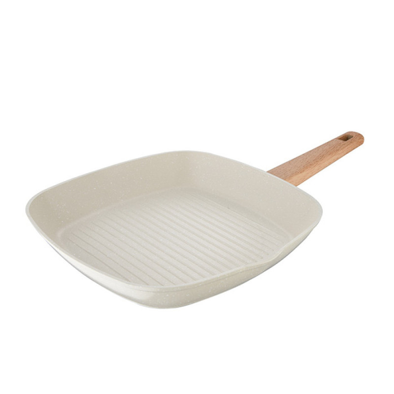 Сковородка Bergner Naturally, 28x28 см (BG-34743-CR)