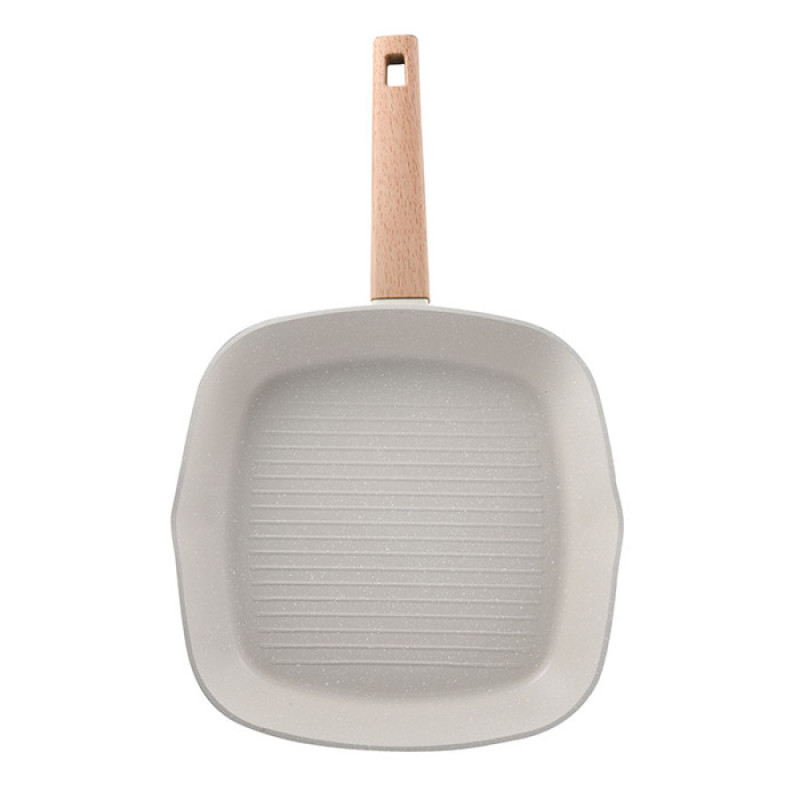 Сковородка Bergner Naturally, 28x28 см (BG-34743-CR)