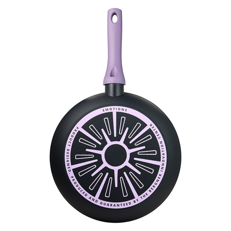 Сковородка Bergner Emotions, 20 см, фіолетова (BG-56100-PU)