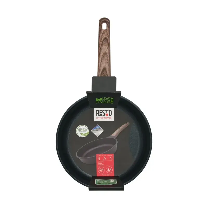 Сковородка Resto Ran Black 24см (93909)