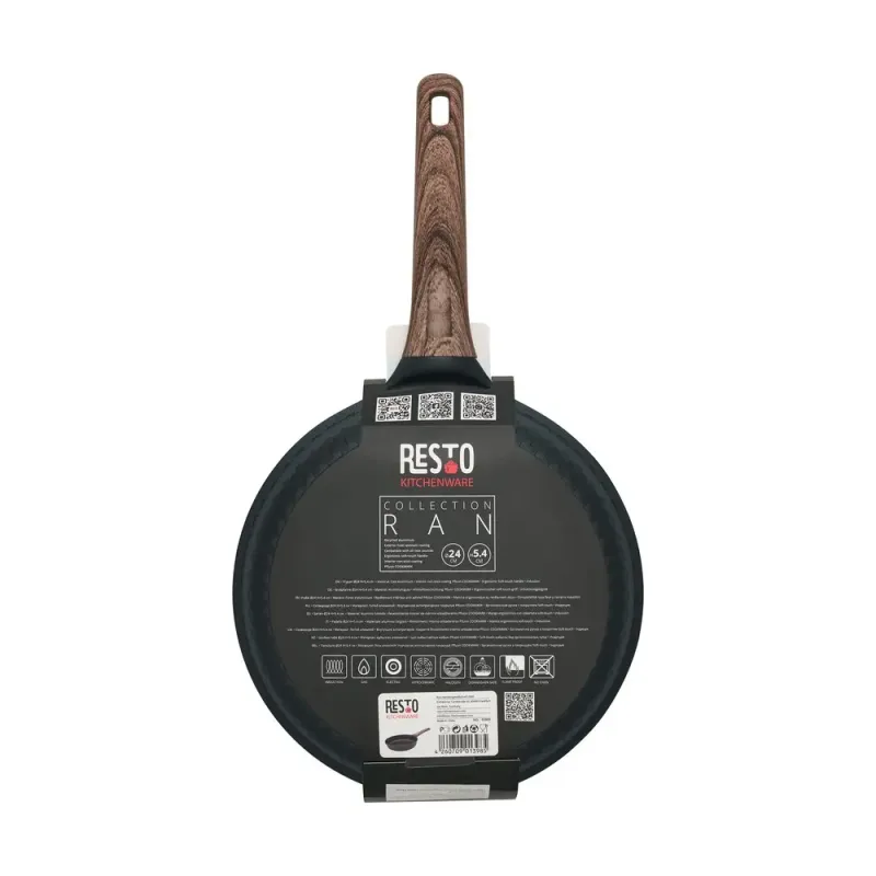 Сковородка Resto Ran Black 24см (93909)