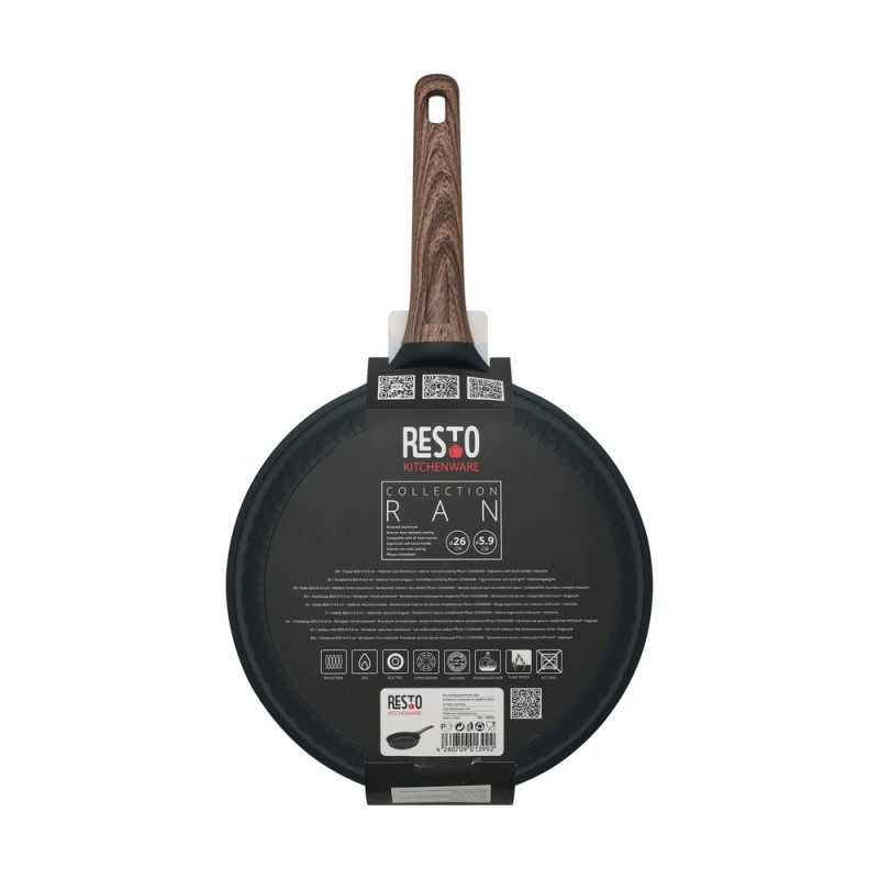 Сковородка Resto Ran Black 26см (93910)